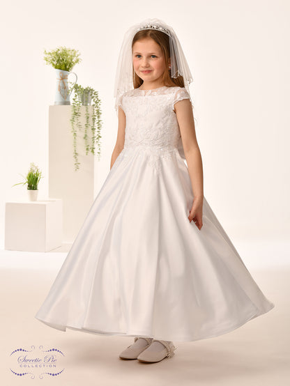 Sweetie Pie White Communion Dress 5018