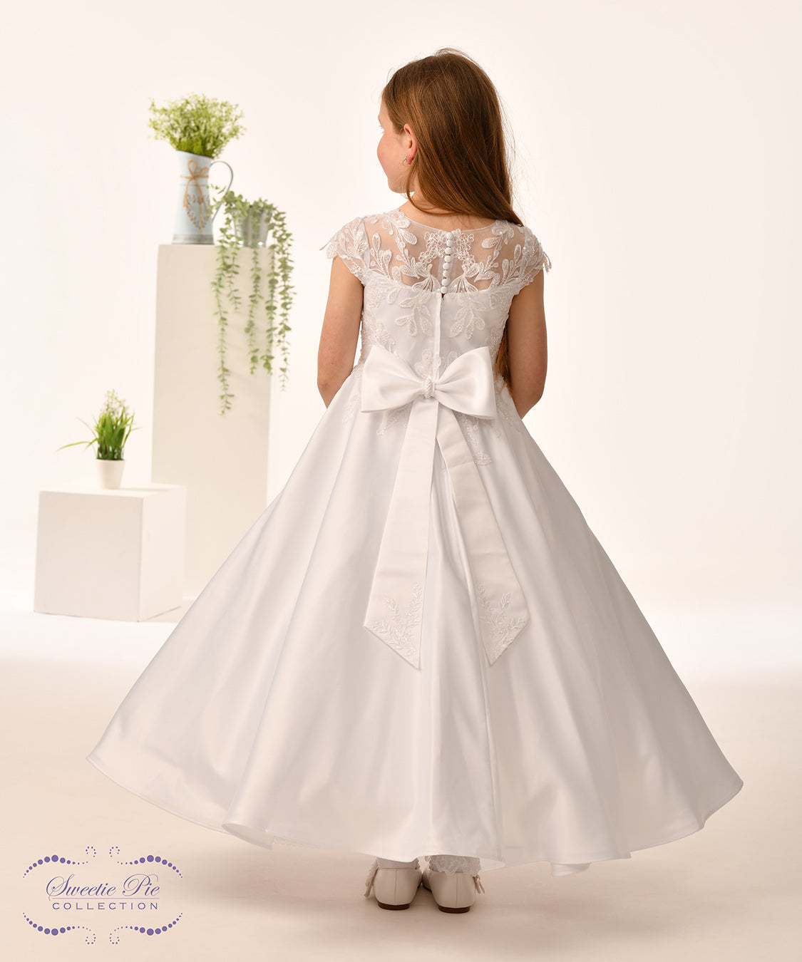 Sweetie Pie White Communion Dress 5018