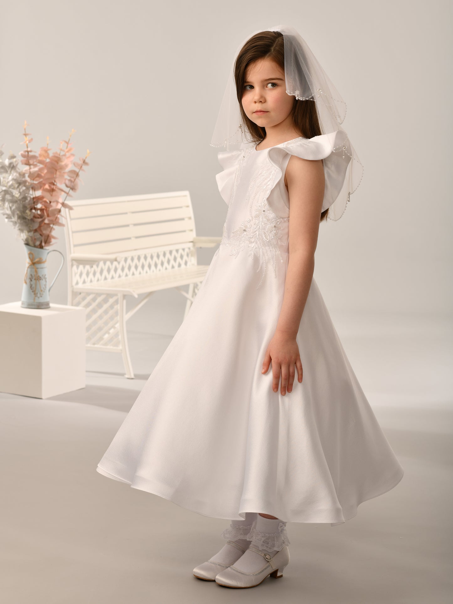 Sweetie Pie White Communion Dress SR719