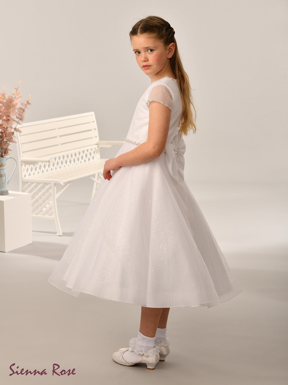 Sweetie Pie White Communion Dress Long Length SR722