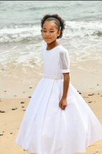 Paula's Communion White Communion Dress - PJ92